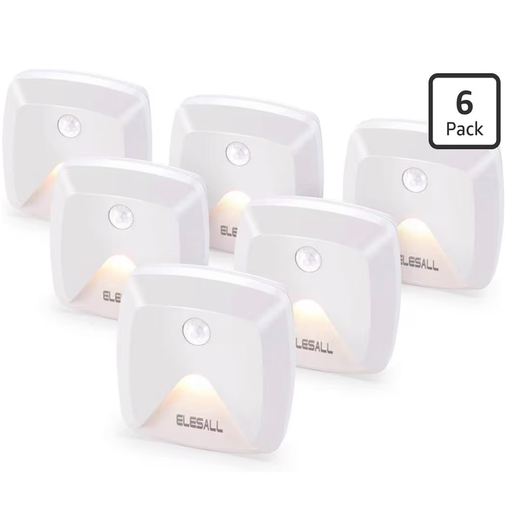 NWT Motion Sensor Closet Lights - 6 Pack - White - Picture 2 of 6